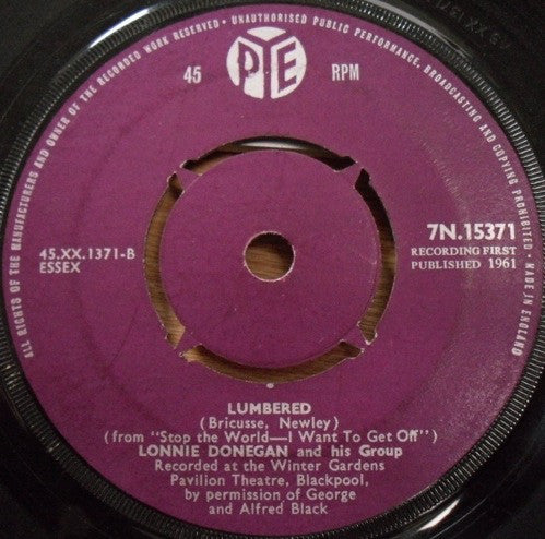 Lonnie Donegan's Skiffle Group : Michael, Row The Boat (7", Single, Mono)