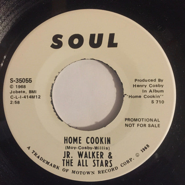 Junior Walker & The All Stars : Home Cookin (7", Single, Promo)