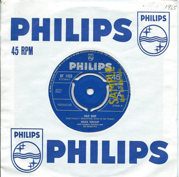 Maria Vincent : Chip Chip (7", Single)