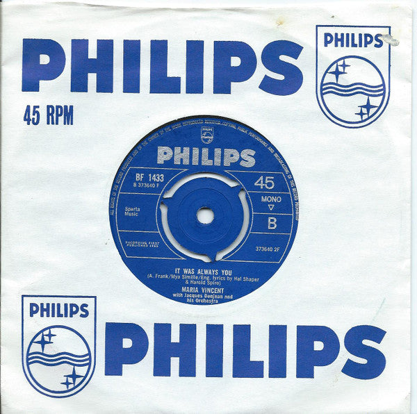 Maria Vincent : Chip Chip (7", Single)