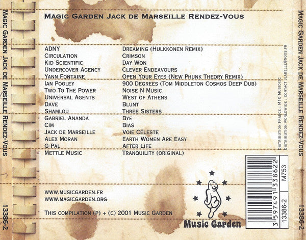 Jack De Marseille : Rendez-Vous (CD, Mixed)