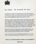 São Paulo : Be Yourself Be Free (12", W/Lbl)