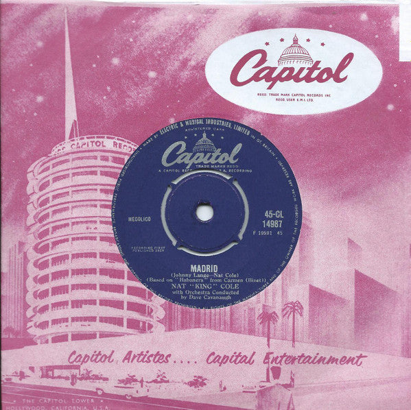 Nat King Cole : Give Me Your Love / Madrid (7", Single, 4 p)