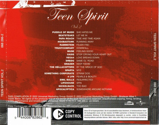 Various : Teen Spirit Vol. 2 (CD, Comp, Copy Prot.)