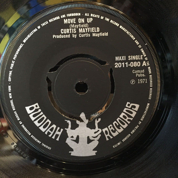 Curtis Mayfield : Move On Up (7", Maxi, 3 P)