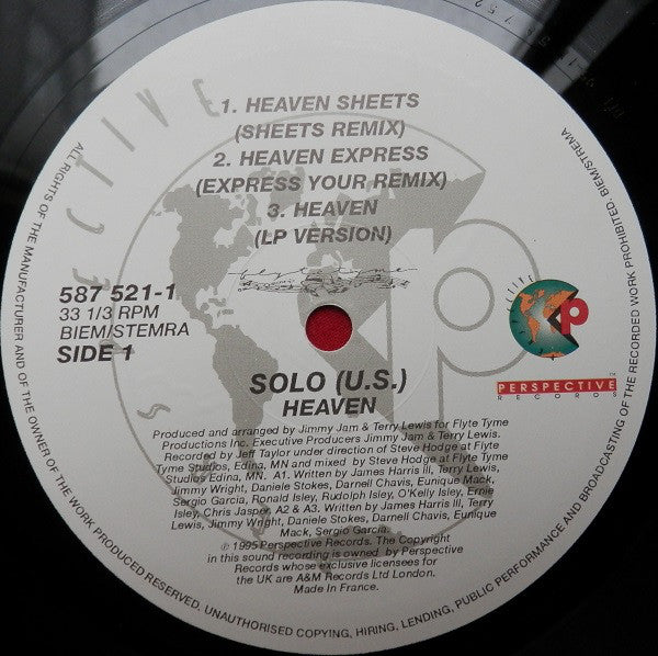 Solo (8) : Heaven (12")
