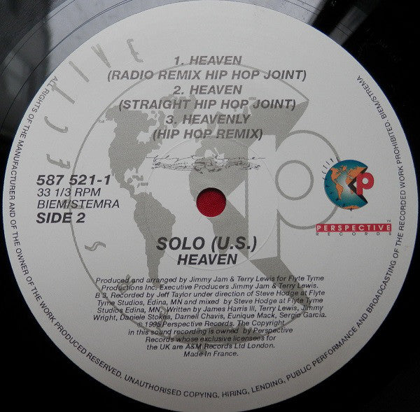Solo (8) : Heaven (12")