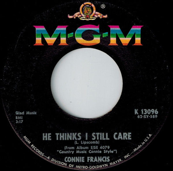 Connie Francis : He Thinks I Still Care (7", Single)