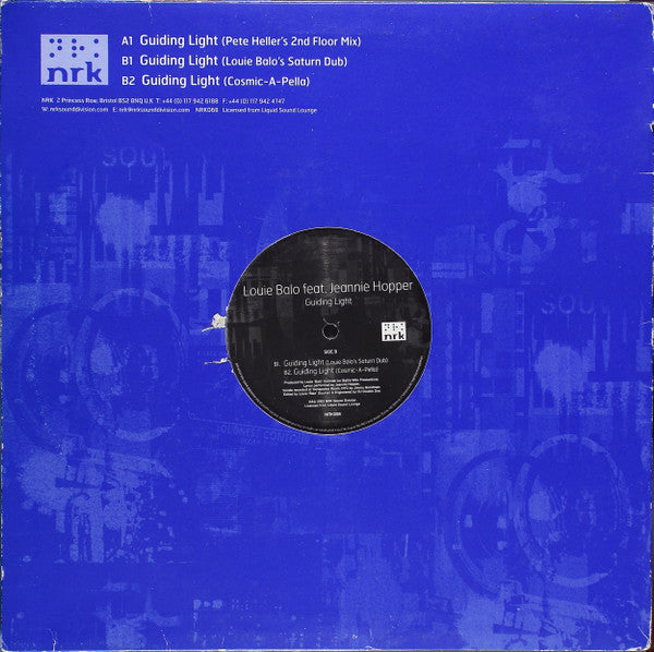 Louie "Balo" Guzman Feat. Jeannie Hopper : Guiding Light (Disc 1) (12")