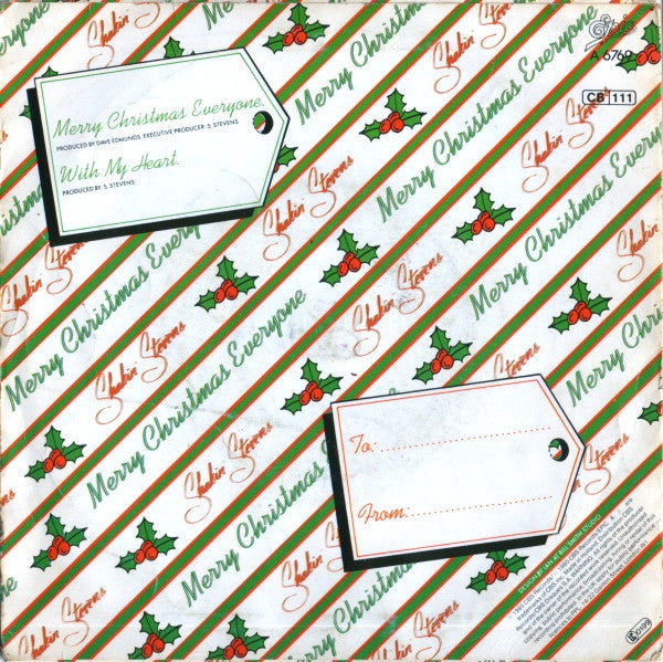 Shakin' Stevens : Merry Christmas Everyone (7", Single, Sol)