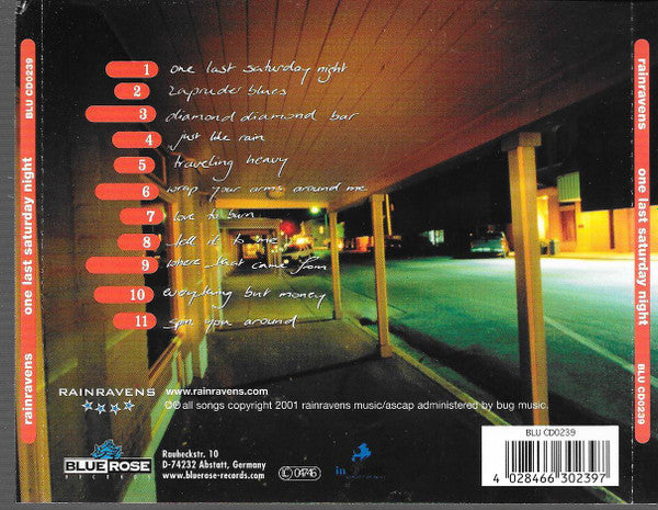 Rainravens : One Last Saturday Night (CD, Album)
