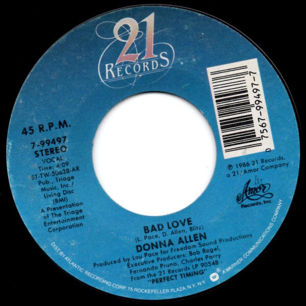 Donna Allen : Serious (7", Styrene, All)