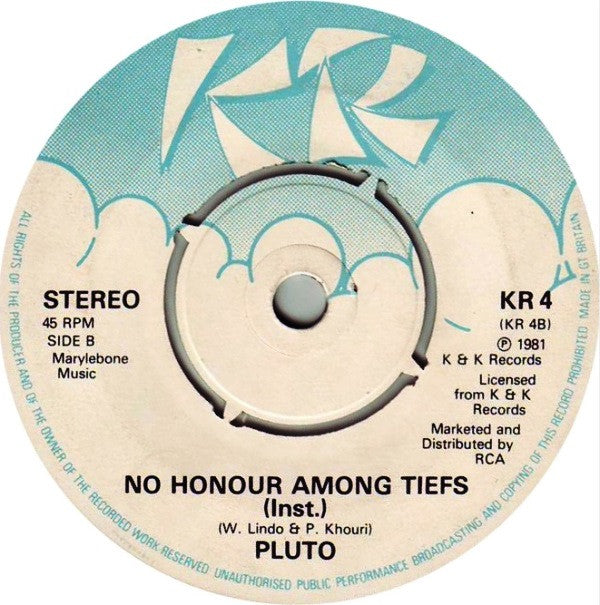 Pluto Shervington : Your Honour / No Honour Among Tiefs (Inst.) (7", Single, 4 P)