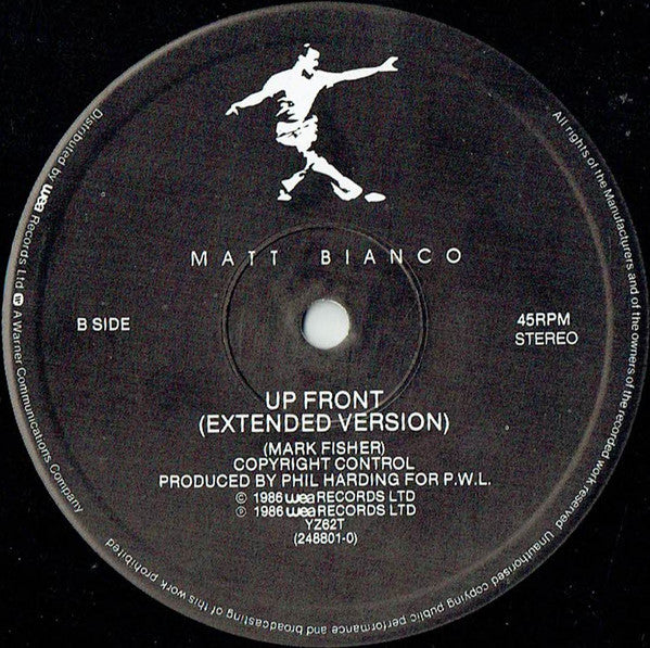 Matt Bianco : Just Can't Stand It (12")