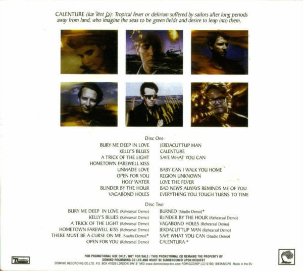 The Triffids : Calenture (2xCD, Album, Promo, RM, Gat)
