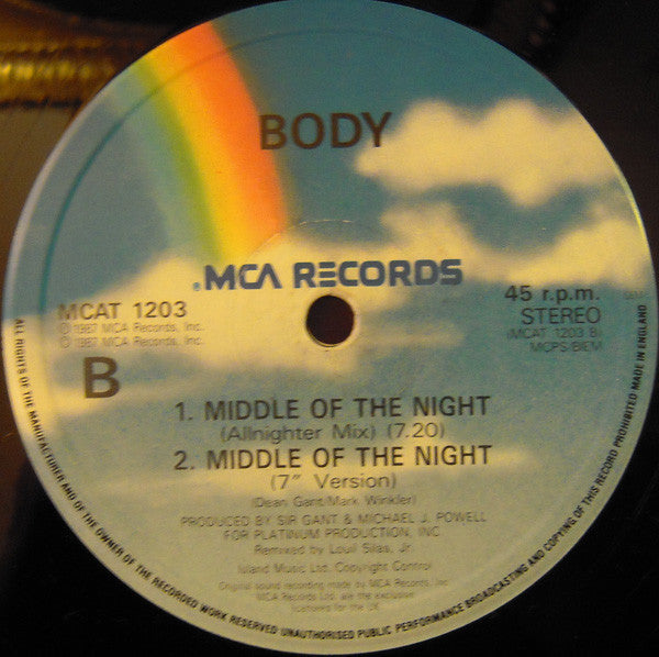 Body : Middle Of The Night (12")