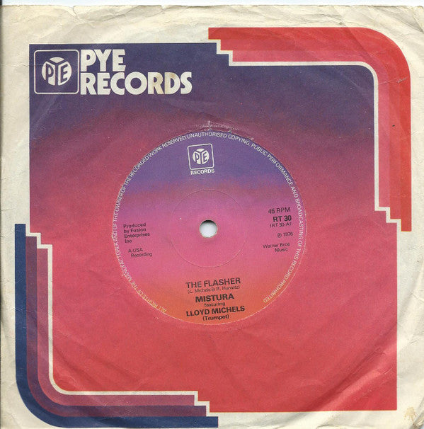 Mistura (2) Featuring Lloyd Michels : The Flasher (7", Single, RE, Sol)
