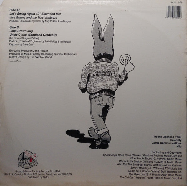Jive Bunny And The Mastermixers : Let's Swing Again (12")
