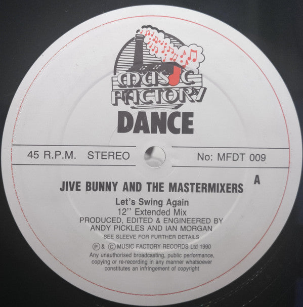 Jive Bunny And The Mastermixers : Let's Swing Again (12")