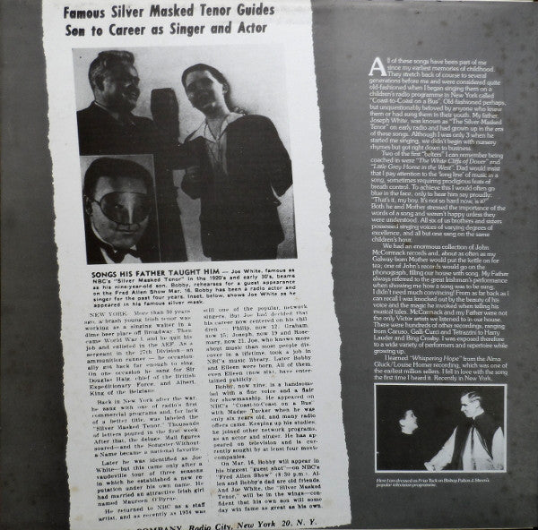 Robert White (3) : Songs My Father Taught Me (LP, Album, gat)