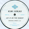 Kim Lukas : Let It Be The Night (12", Promo)