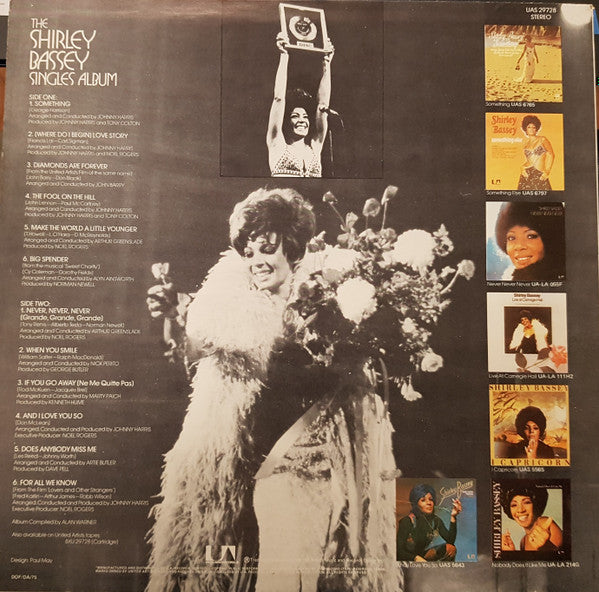 Shirley Bassey : The Shirley Bassey Singles Album (LP, Comp)