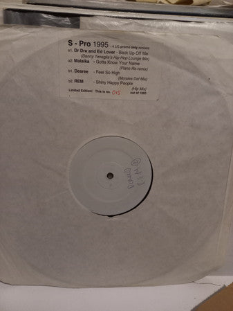 Various : US-PRO 96.1 (12", EP, Unofficial)