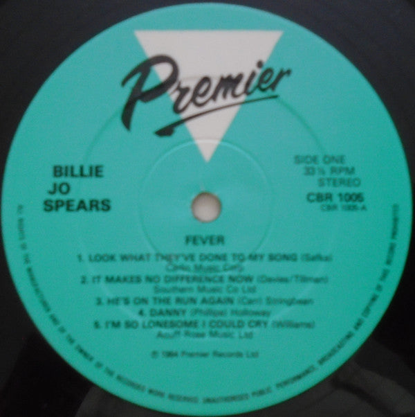 Billie Jo Spears : Fever (LP, Comp, RE)