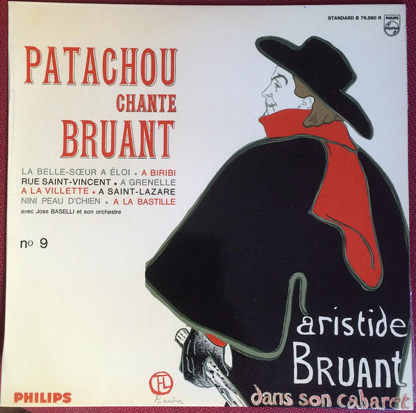 Patachou : Chante Bruant N°9 (10", Album, Mono)
