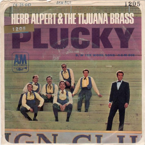 Herb Alpert & The Tijuana Brass : The Work Song (7", Single, Styrene, Mon)