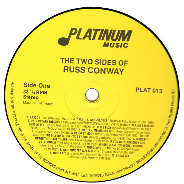Russ Conway : The Two Sides Of Russ Conway (LP, Comp)