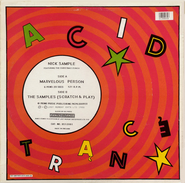 Nick Sample : Marvelous Person (12")
