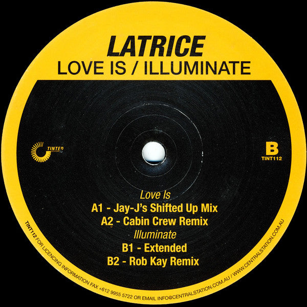 Latrice Barnett : Love Is / Illuminate (12")