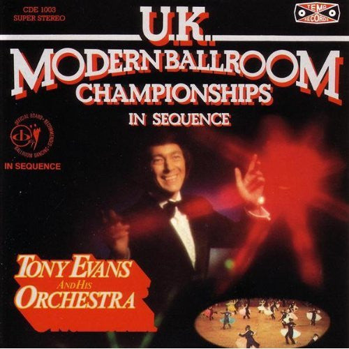 The Tony Evans Orchestra : U.K. Modern Ballroom Championships (LP, Album)