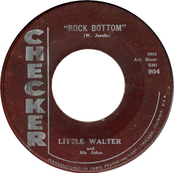 Little Walter And His Jukes* : Key To The Highway / Rock Bottom (7", Single, Styrene)