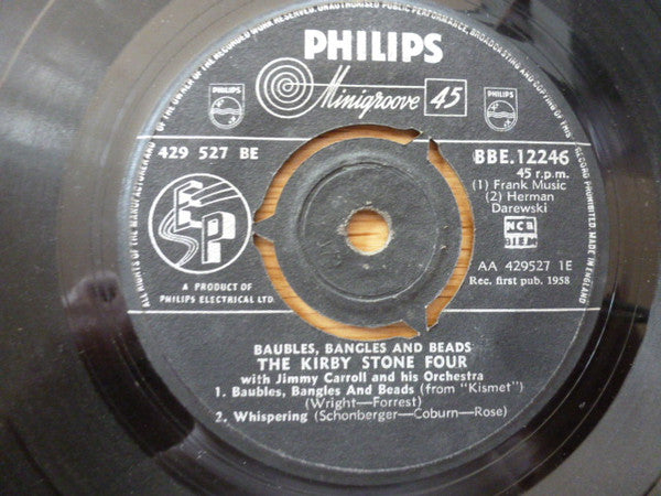 The Kirby Stone Four : Baubles, Bangles And Beads (7", EP)