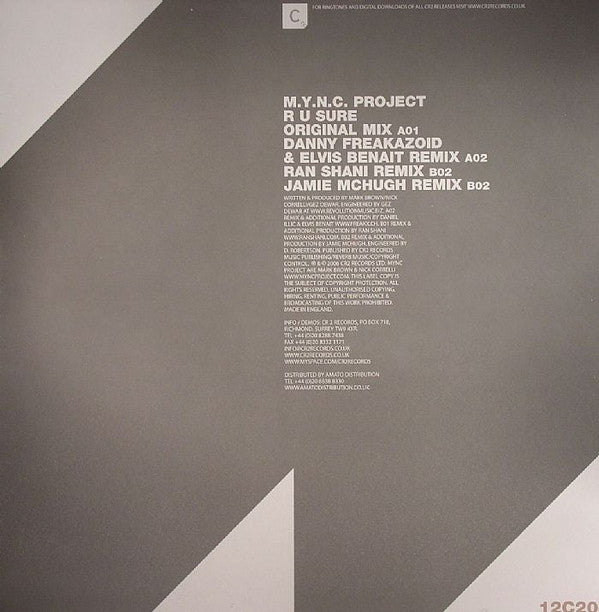 MYNC Project : R U Sure (12")