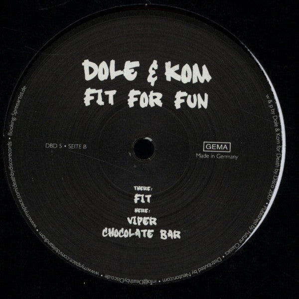 Dole & Kom : Fit For Fun! (12")