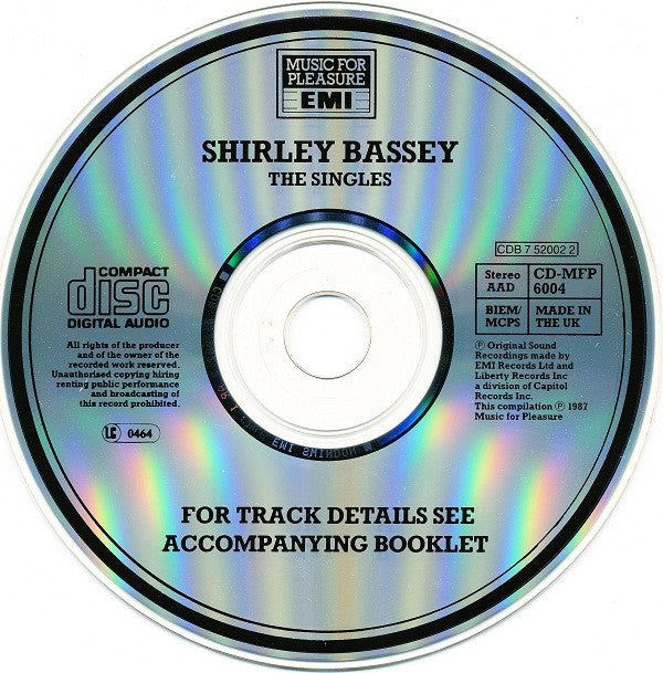 Shirley Bassey : The Singles (CD, Comp)