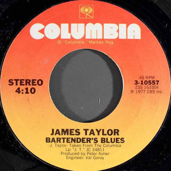 James Taylor (2) : Handy Man (7", Styrene, Ter)