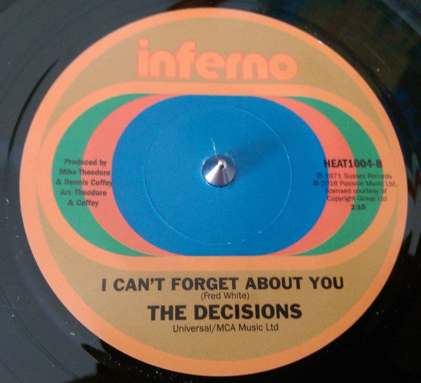 Billy Woods (2) / The Decisions : Let Me Make You Happy / I Can't Forget About You (7", Promo)
