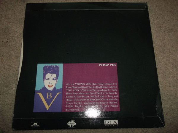 Betty Valentino : Young Men (7")
