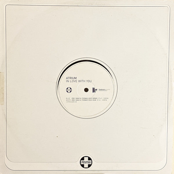 Atrium (3) : In Love With You (12", Promo)