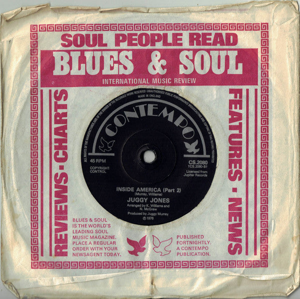 Juggy Murray Jones : Inside America (7", Single, Sol)