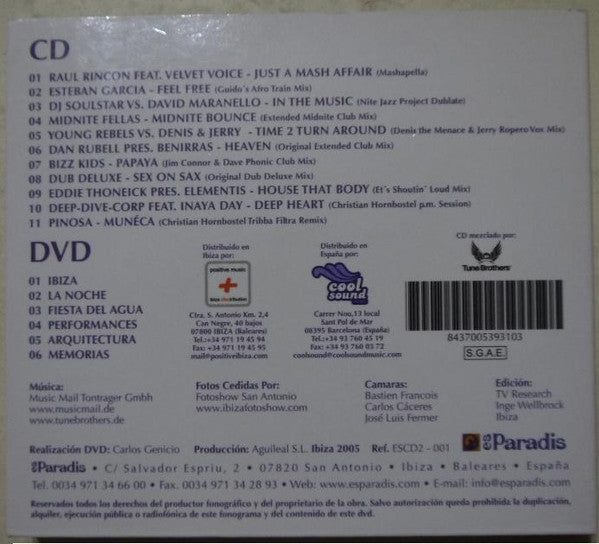 Various : Es Paradis - 30º Aniversario (1975 - 2005) (CD, Mixed + DVD, Club, S/Edition, PAL)