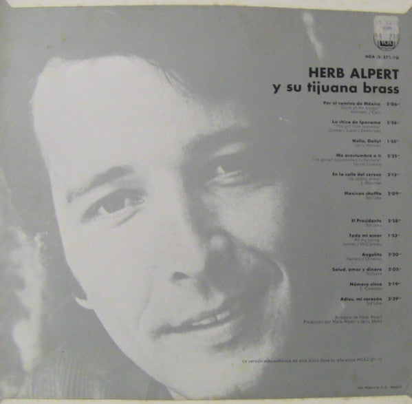 Herb Alpert & The Tijuana Brass : Por El Camino De Mexico (LP, Album, RE)