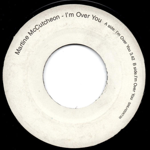 Martine McCutcheon : I'm Over You (7", Single, Jukebox)