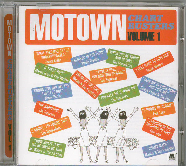 Various : Motown Chartbusters Volume 1 (CD, Comp, RE)