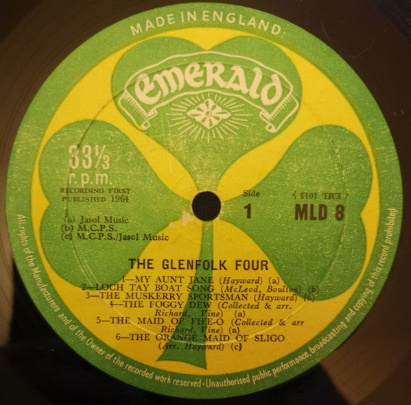 The Glenfolk : The Relics Of Oul' Dacency (LP, Album, Mono)