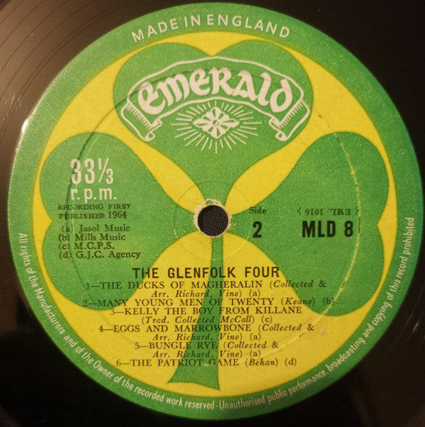 The Glenfolk : The Relics Of Oul' Dacency (LP, Album, Mono)